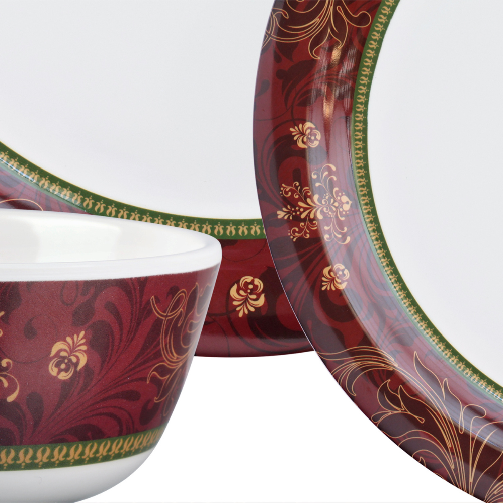 SUPERWARE, Dinner Set - ORNAMENTAL | Set Of 16 Pcs.