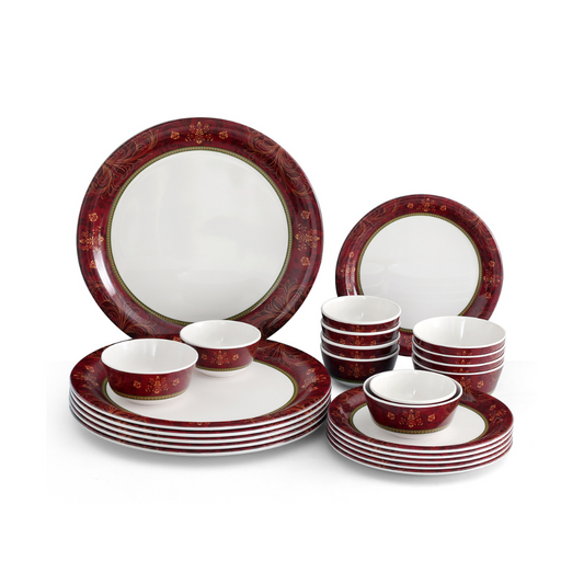 SUPERWARE, Dinner Set - ORNAMENTAL | Set Of 24 Pcs.