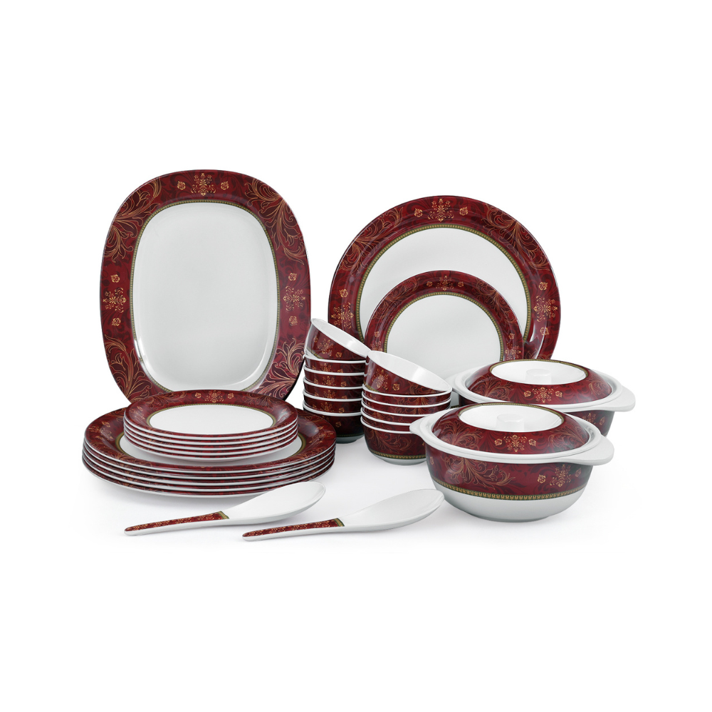 SUPERWARE, Dinner Set - ORNAMENTAL | Set Of 31 Pcs.