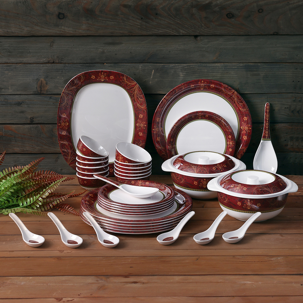 SUPERWARE, Dinner Set - ORNAMENTAL | Set Of 37 Pcs.