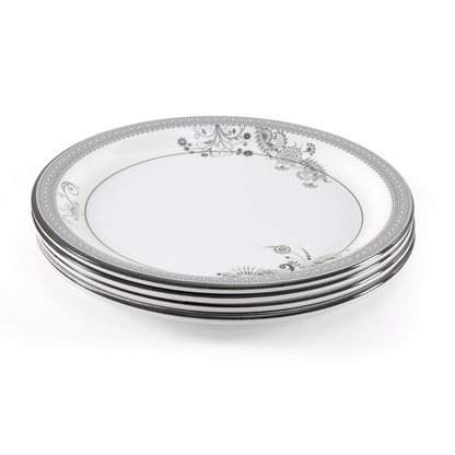 SUPERWARE, Dinner Set - SILVER LACE | Set Of 16 Pcs.