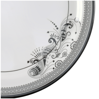 SUPERWARE, Dinner Set - SILVER LACE | Set Of 16 Pcs.