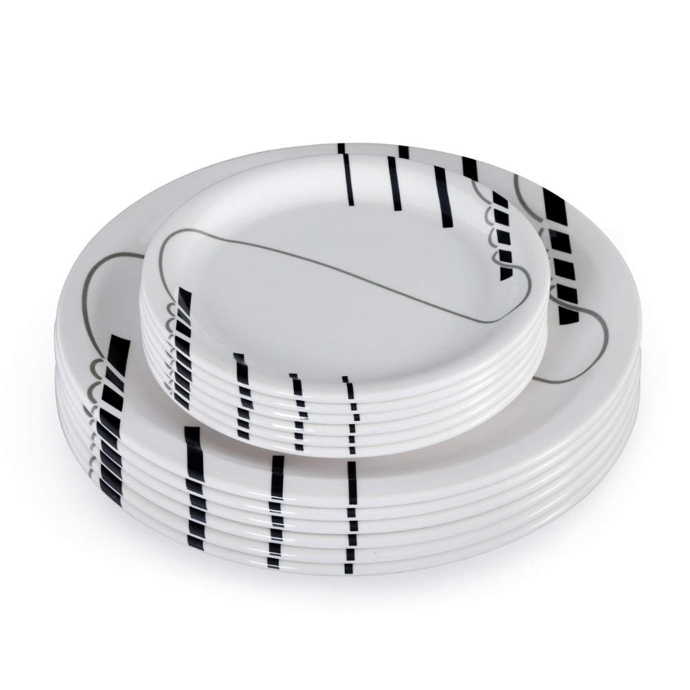 SUPERWARE, Dinner Set - STRIP & ROPES | Set Of 24 Pcs.