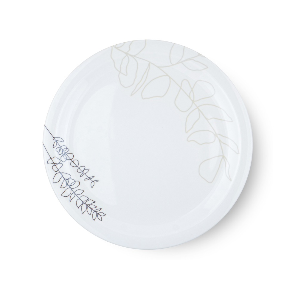 SUPERWARE | Pure Melamine | Dinner Plate Set – Breeze (11.0") | 6 Nos. | Stain Free, Glazed Finish