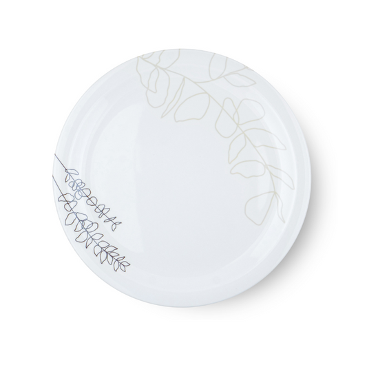 SUPERWARE | Pure Melamine | Dinner Plate Set – Breeze (11.0") | 6 Nos. | Stain Free, Glazed Finish