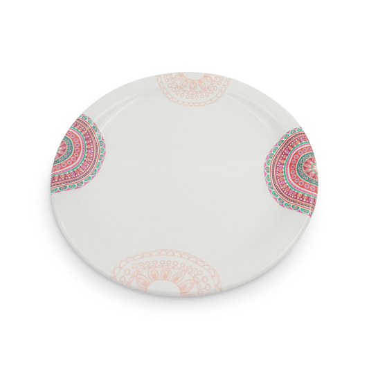 SUPERWARE | Pure melamine | Small Plate Set - FESTIVE (7.5") | 6 Nos. | Stain Free, Glazed Finish