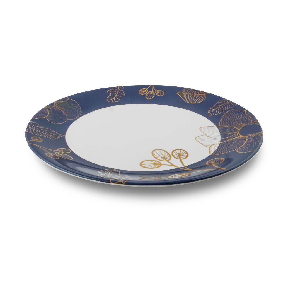 SUPERWARE | Pure Melamine | Dinner Plate Set – Harmony (10.75”) | 6 Nos. | Stain Free, Glazed Finish