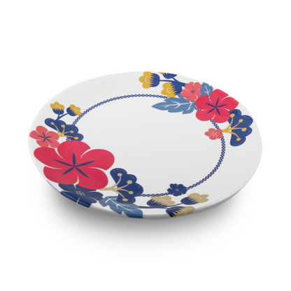 SUPERWARE, Plate Set - HIBISCUS | 6 Nos.