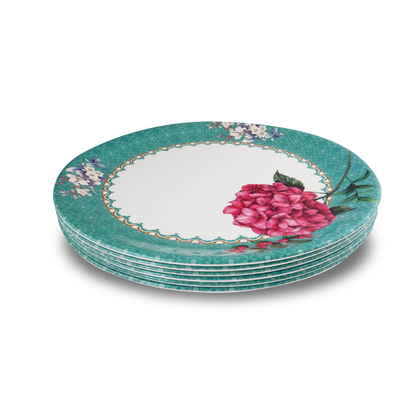 SUPERWARE | Pure Melamine | Dinner Plate Set – Olender (10.75”) | 6 Nos. | Stain Free, Glazed Finish