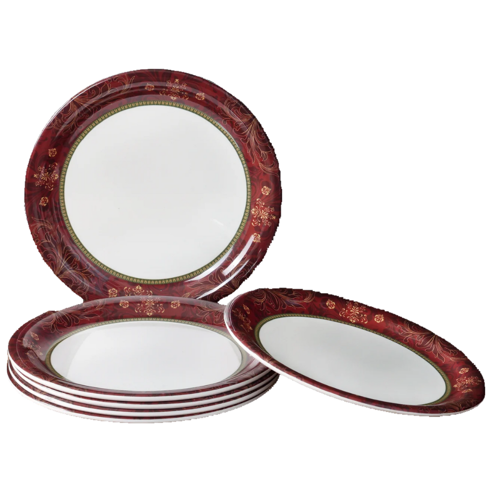 SUPERWARE, Plate Set - ORNAMENTAL | 6 Nos.