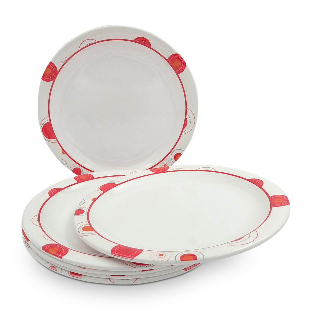 SUPERWARE, Plate Set - PARK RED | 6 Nos.