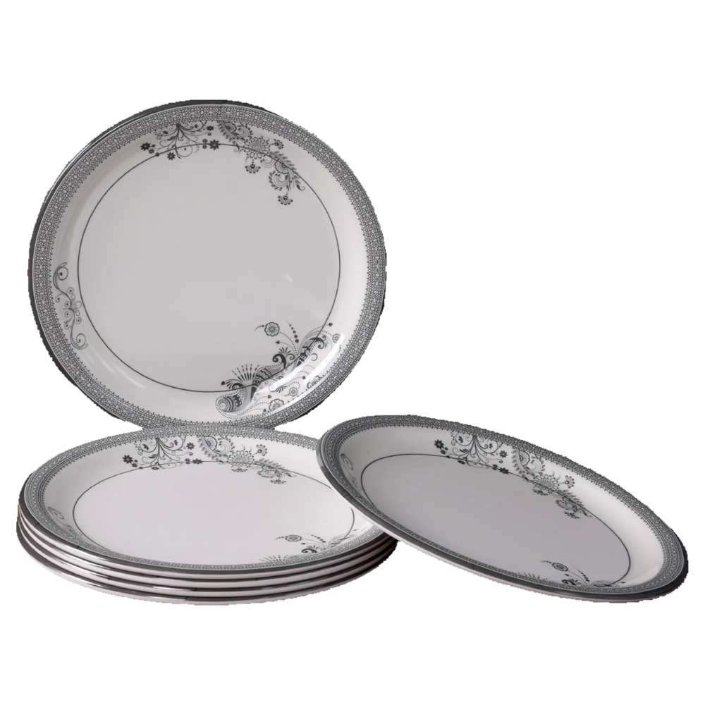 SUPERWARE, Plate Set - SILVER LACE | 6 Nos.