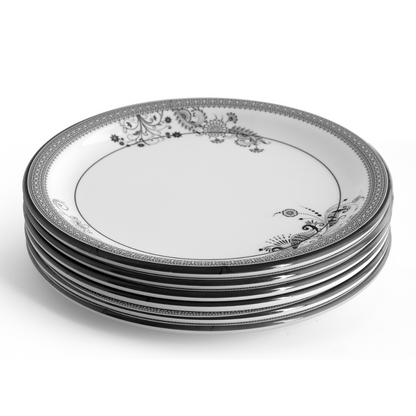 SUPERWARE, Plate Set - SILVER LACE | 6 Nos.