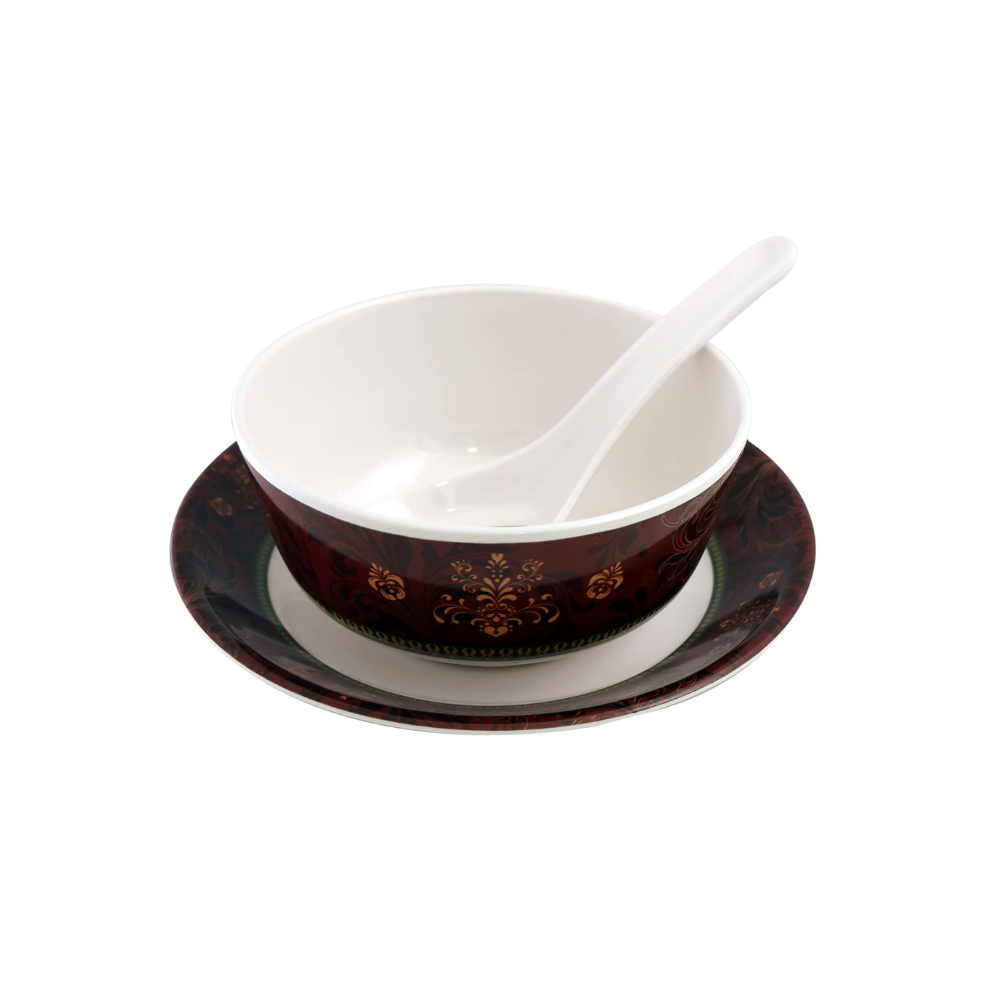 SUPERWARE, Soup Set - ORNAMENTAL | Set Of 18 Pcs.