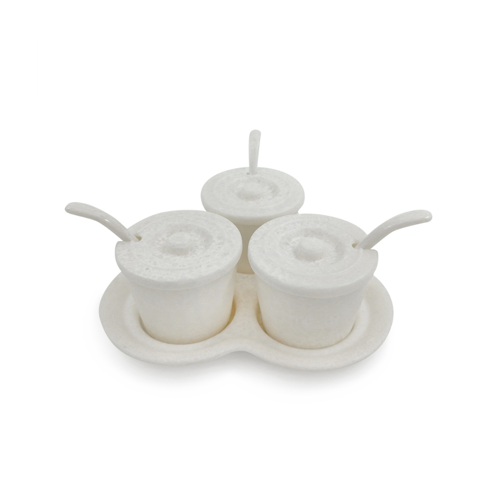 SUPERWARE, Trio Sauce Set - MATTE SUPER PEARL | Set Of 10 Pcs.