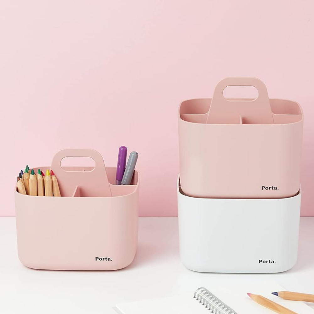 LITEM | Korea | Porta Vita | Square Storage Box | Pink