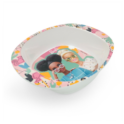 SUPERWARE | Pure Melamine | Kid Set - BARBIE FUN IN THE SUN | Set Of 3 Pcs.| Stain Free, Glazed Finish