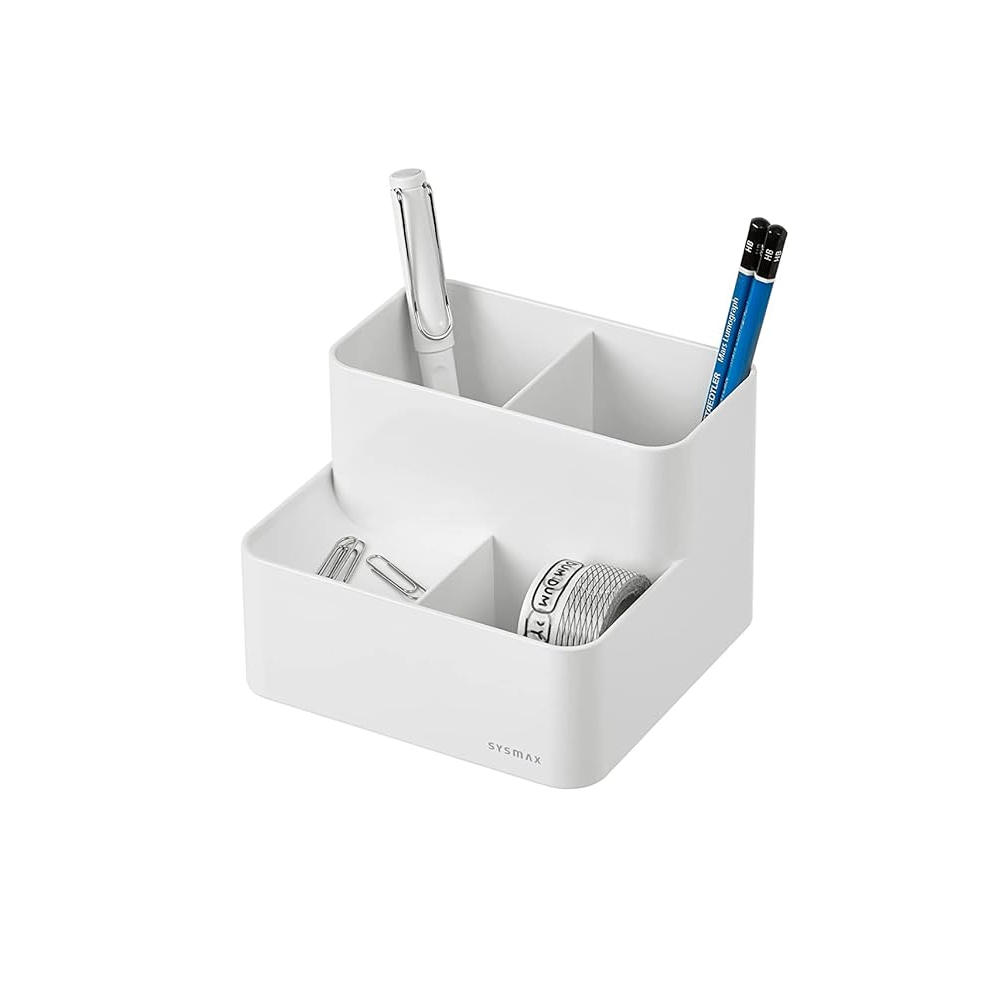 SYSMAX | Korea | Lux Pencil Holder | White