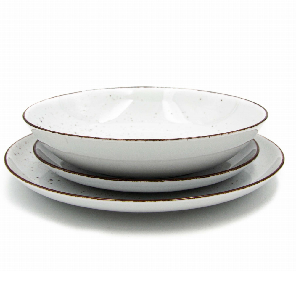 CHODZIEZ | Poland | Since 1852 | Elegant, Classic Design Porcelain | Dinner Set - City CT00 | 18 Pcs.