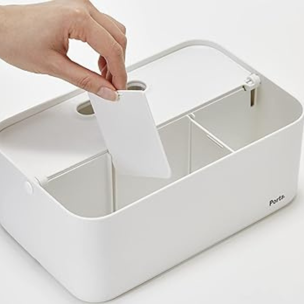 LITEM | Korea | Porta Fold | Storage Box | White