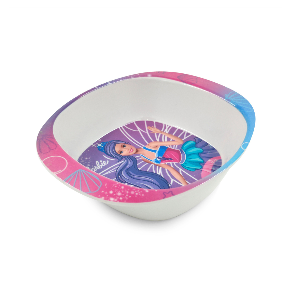 SUPERWARE | Pure Melamine | Kid Set - BARBIE ANGLE | Set Of 5 Pcs.| Stain Free, Glazed Finish