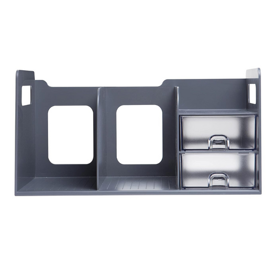 SYSMAX | Korea | Book Rack with Drawers | Grey