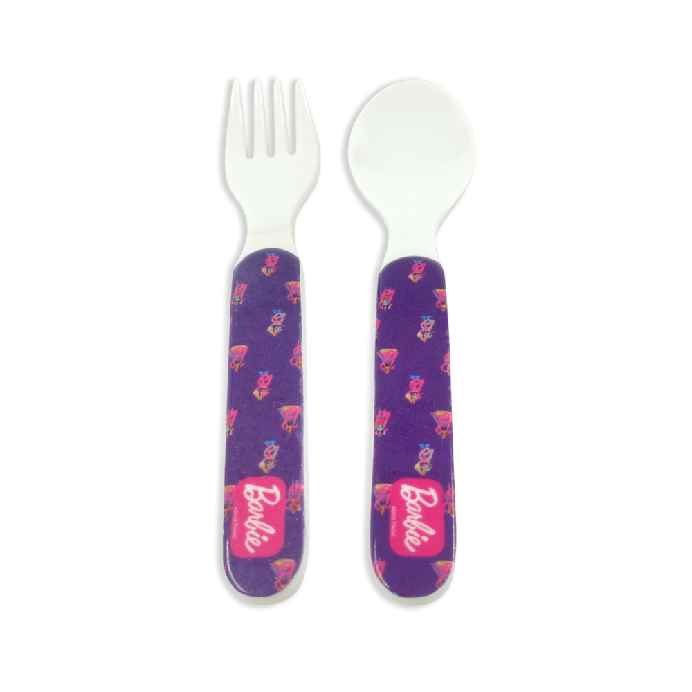 SUPERWARE | Pure Melamine | Kid Set - BARBIE ANGLE | Set Of 5 Pcs.| Stain Free, Glazed Finish