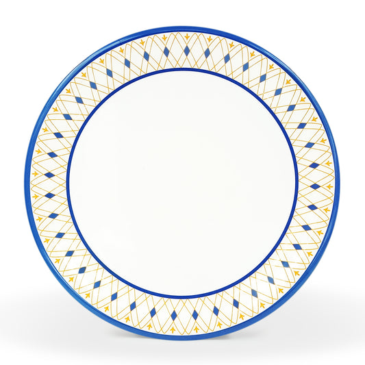 SUPERWARE | Pure Melamine | Dinner Plate Set – Elegance (11.0") | 6 Nos. | Stain Free, Glazed Finish